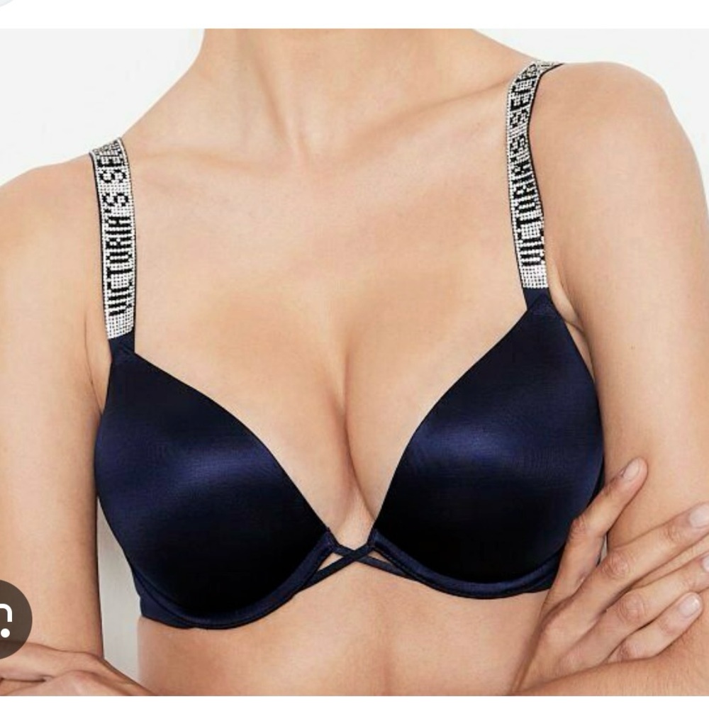 Navy blue Victoria secret bra